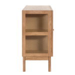 Havana Eiche Glas Anrichte/Schrank mit 3 Türen - 80x40x140 cm – Bild 6