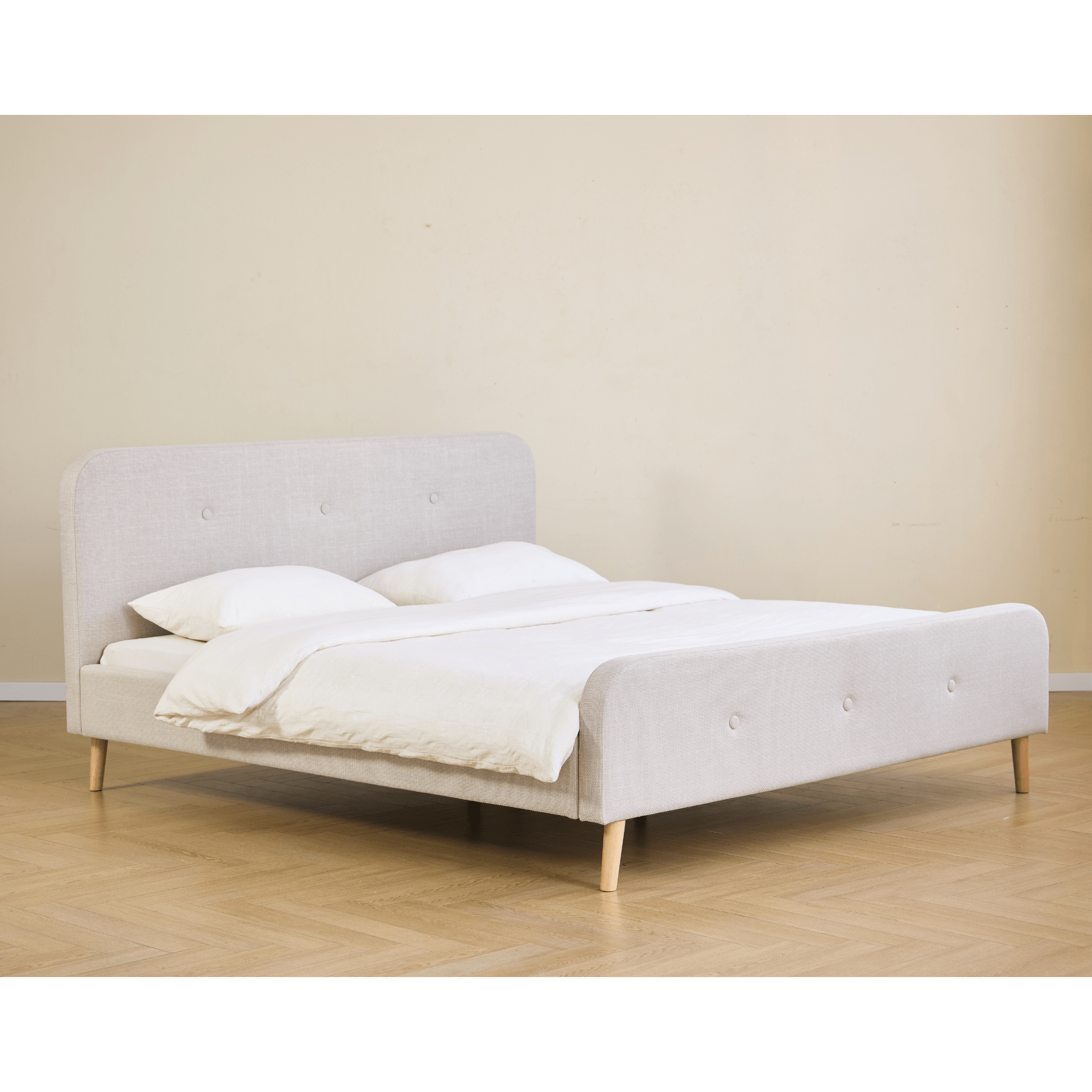 f4387fc4ea15f1c0426b78fc4a75ec86 Christian Bettgestell in beige 180x200 cm – Bild 1