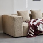 Hailey – Rechtsseitiges Chaiselongue-Modulsofa sand mit 2 Modulen L: 294 x T: 148 x H: 65 cm – Bild 4