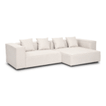 Hailey - Modulsofa mit Récamiere in Beige, 2 Elemente L: 294 X T: 148 X H: 65 cm – Bild 7