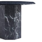 Lagoni - Runder Esstisch mit schwarzer Marmoroptik - Ø 100cm – Bild 6