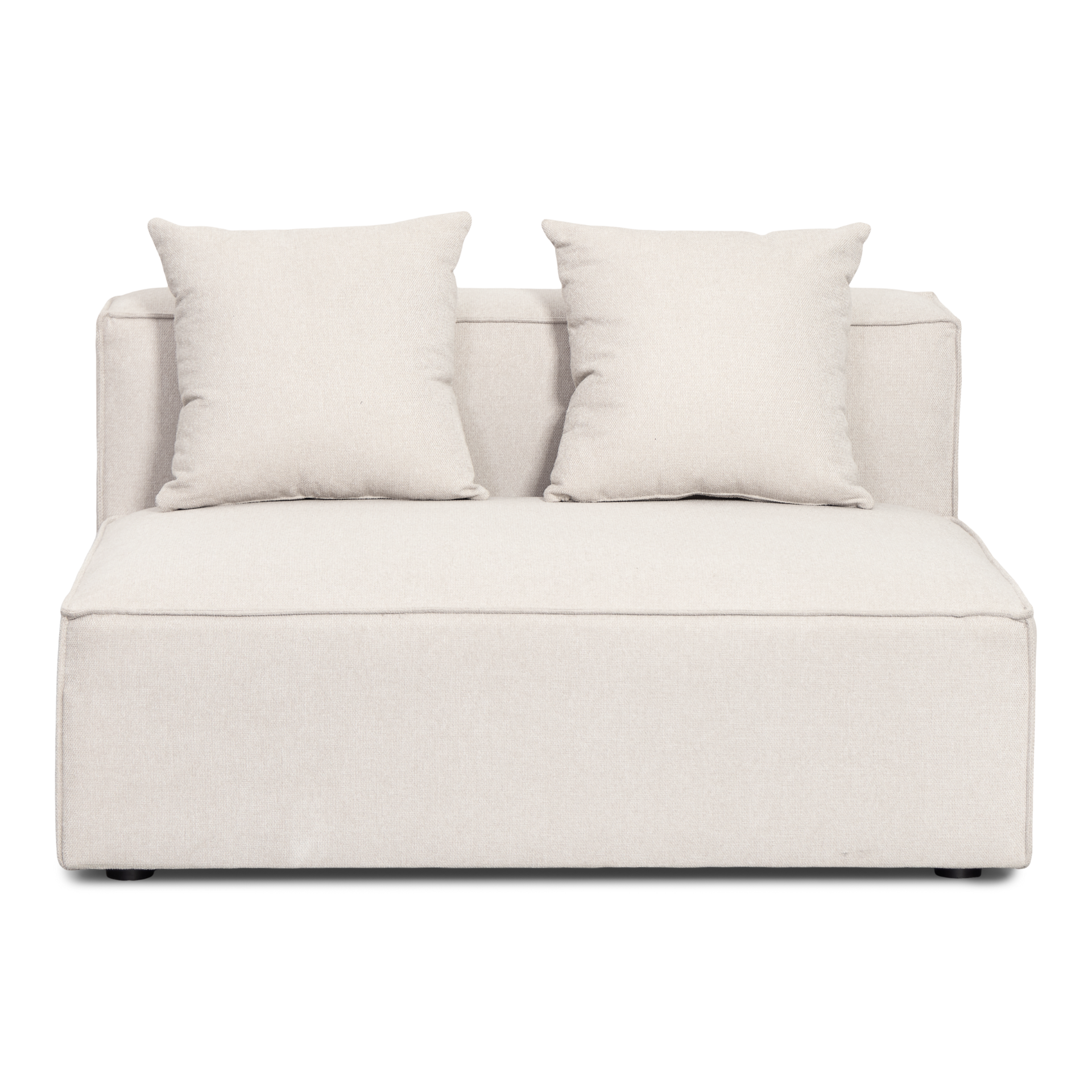midt Hailey - Sitzelement für Modulsofa, Mittelmodul in Beige L: 121 X T: 100 X H: 65 cm – Bild 1