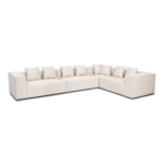 Hailey - Ecksofa, Modulsofa in Beige mit 4 Modulen (Option 2) L: 368 X T: 247 X H: 65 cm – Bild 6