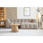 Poppy Chaiselongue Bubble Sofa Sand – Rechtsausführung – Bild 3