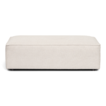 Hailey pouf in beige 121 x 74 cm