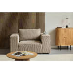 Hailey Sessel in Sand L: 136 × T: 100 × H: 64 cm – Bild 3