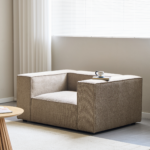 Hailey Sessel in Sand L: 136 × T: 100 × H: 64 cm – Bild 2