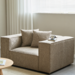 Hailey Sessel in Sand L: 136 × T: 100 × H: 64 cm – Bild 10