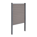 Finley WPC-Sichtschutzzaun Startmodul - H: 180 x L: 95 cm - Braun