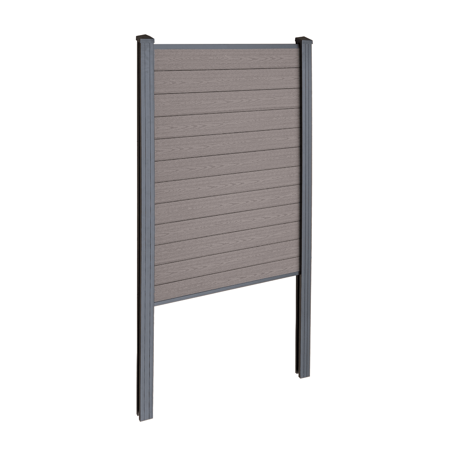 smokedH180xW95_4cdc5114-374b-49a6-b2de-75dec51d6d04 Finley WPC-Sichtschutzzaun Startmodul - H: 180 x L: 95 cm - Braun – Bild 1