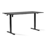 Damian höhenverstellbarer Tisch 160x80 cm in schwarz – Bild 7