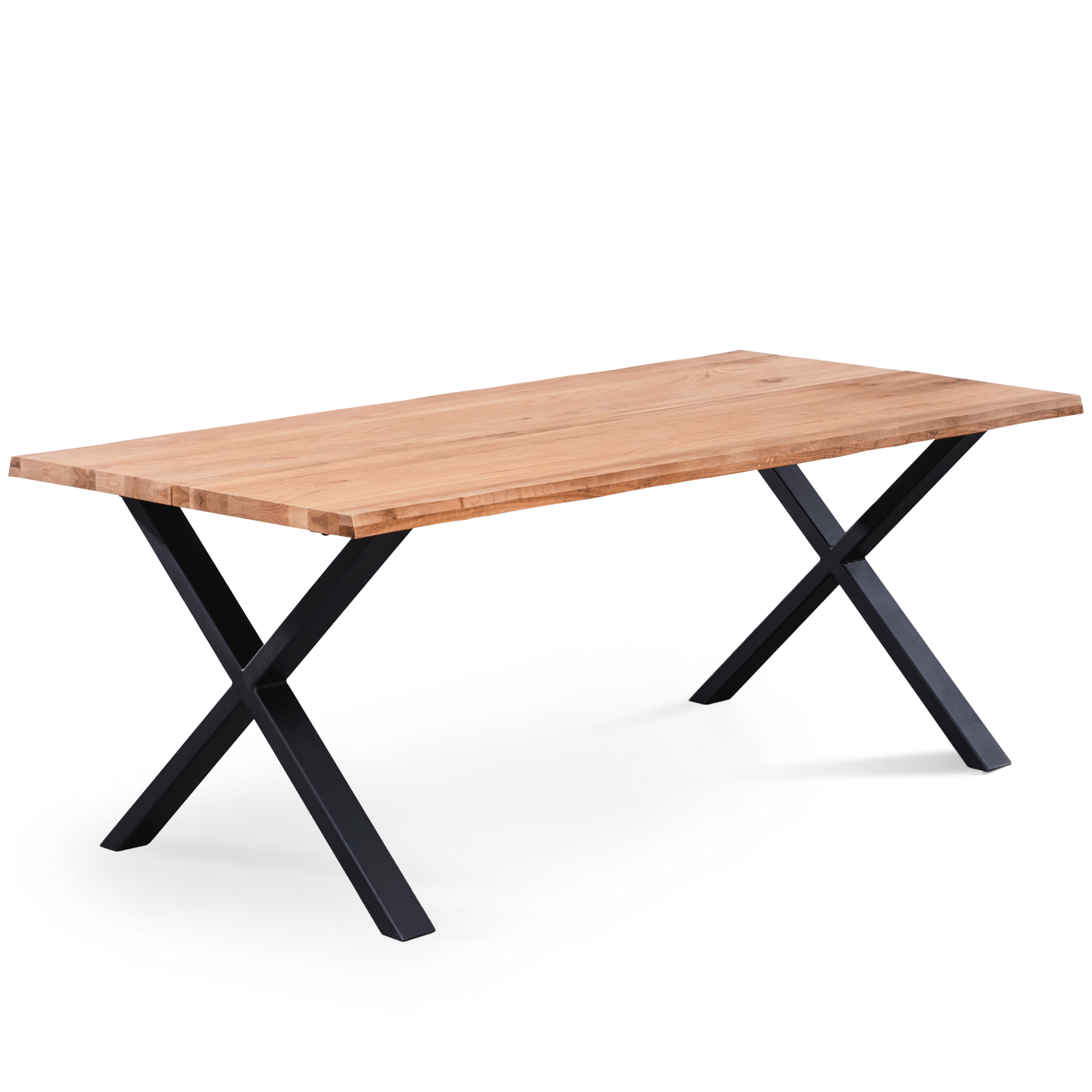 susanolieret200_3 Susan - Esstisch, Eiche Massiv, Naturöl, 200x95 Cm. (Vorbereitet Für Ansteckplatten) – Bild 1