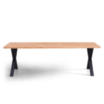 Susan - Esstisch, Eiche Massiv, Naturöl, 240x95 cm (Vorbereitet Für Ansteckplatten) – Bild 3