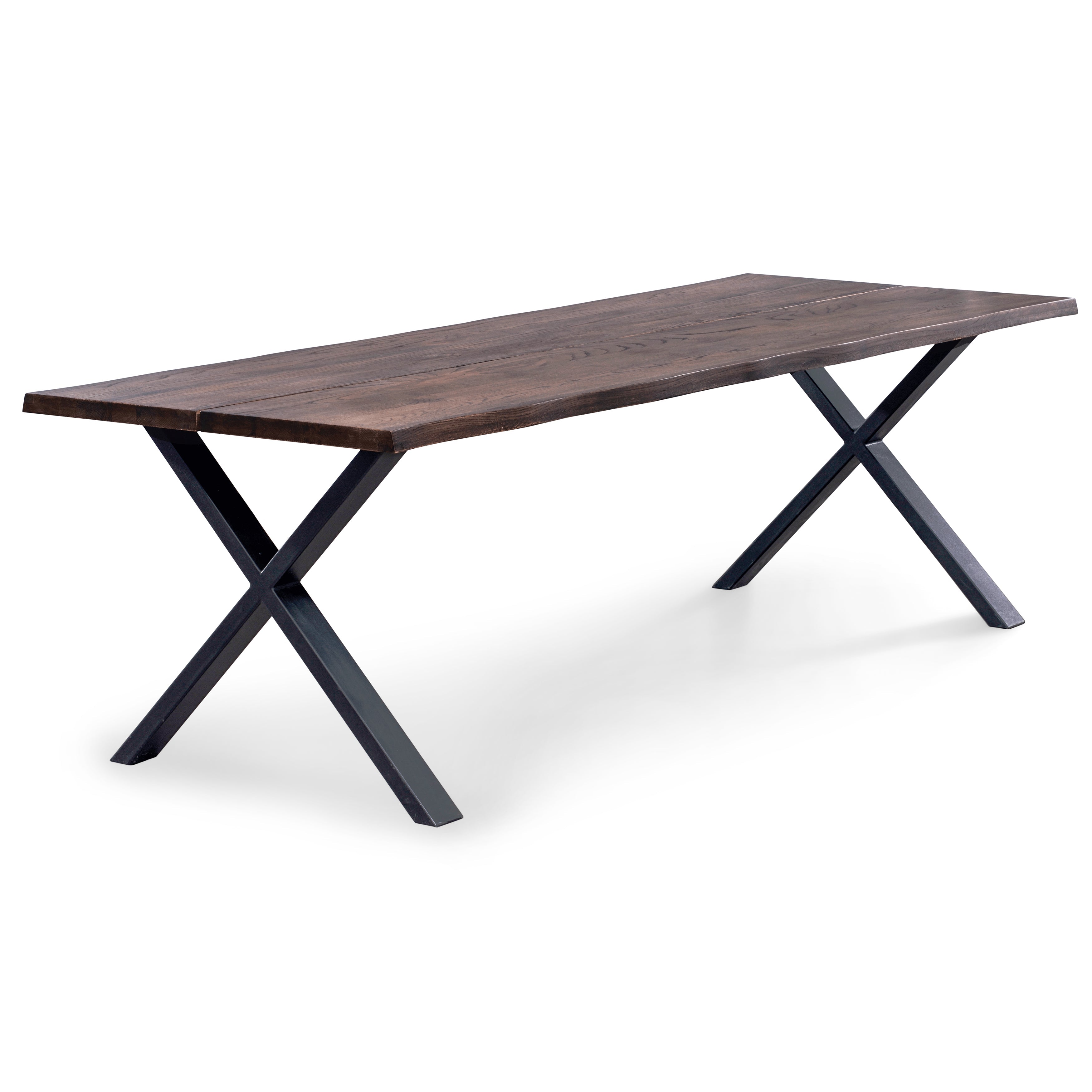 susanroeget240cm_1 Susan - Esstisch, Eiche Massiv, Räuchereiche, 240x95 Cm (Vorbereitet Für Ansteckplatten) – Bild 1