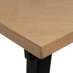 Valeria Fischgrät-Esstisch 200×90 cm in lackiertem Eichenfurnier – Bild 8