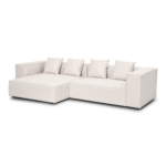 Hailey - Modulsofa mit Récamiere in Beige, 2 Elemente L: 294 X T: 148 X H: 65 cm – Bild 7