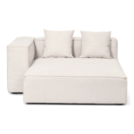 Hailey - Wohnlandschaften, Modulsofa in Beige mit 4 Elemente - Chaiselongue, links L: 368 X T: 247 X H: 65 cm – Bild 6