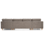 Jennifer linksgewandtes U-Sofa in Sand mit Chaiselongue - L: 300 x T: 208 x H: 82 cm – Bild 10