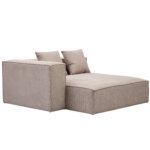 Hailey – linkes Récamiere-Modul in Sand, L: 147 x T: 148 x H: 65 cm – Bild 4