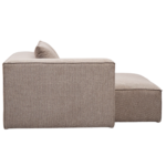 Hailey – linkes Récamiere-Modul in Sand, L: 147 x T: 148 x H: 65 cm – Bild 8